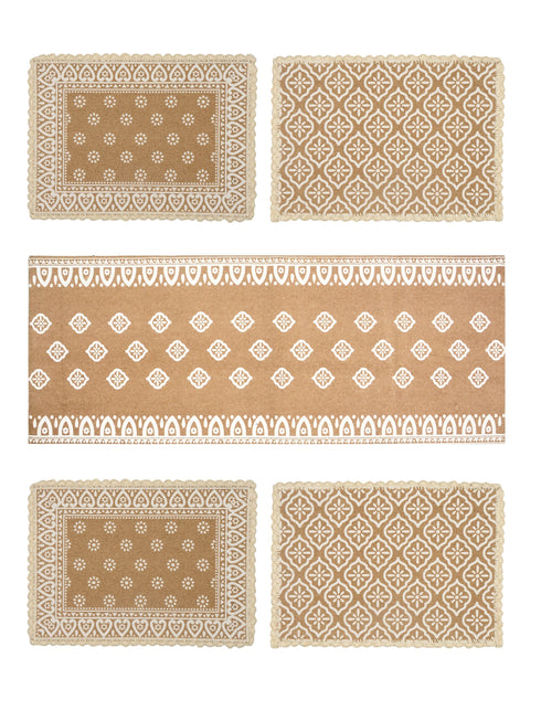 table mats set of 5 waterproof