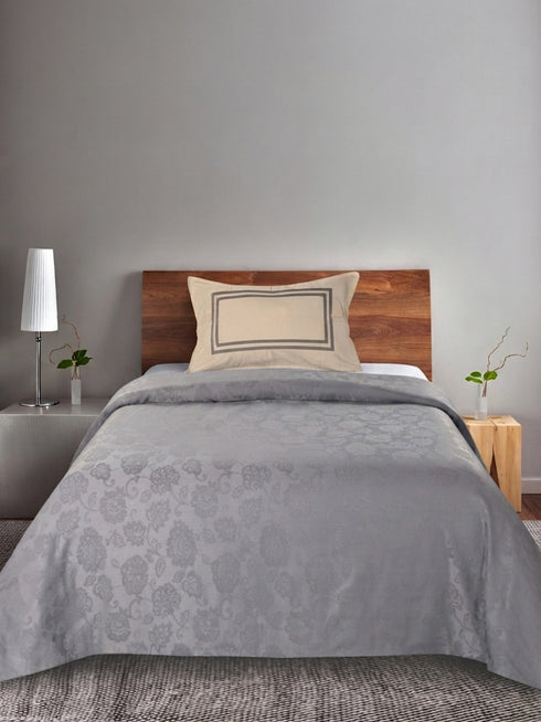 Jardin Damask Cotton Bed Sheet