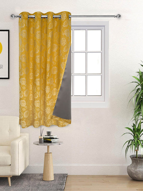 JARDIN Damask Cotton Curtains