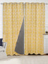 CHECKRO Cotton Curtains