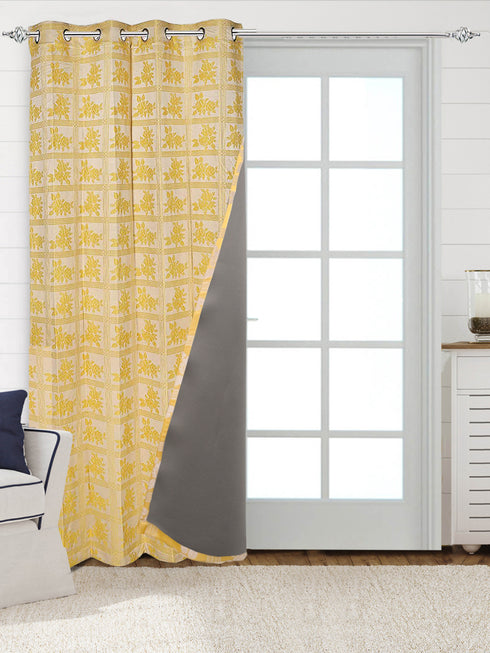 CHECKRO Cotton Curtains