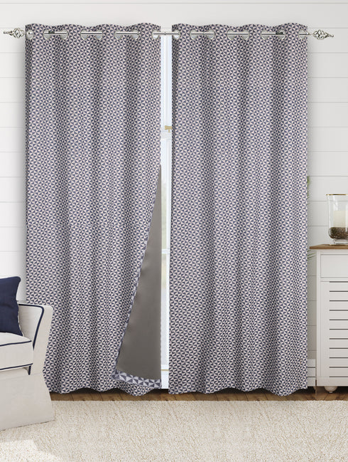 FIRKI Damask Cotton Curtains