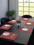 dining table mats 6 pieces waterproof