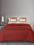 Red cotton bedsheets