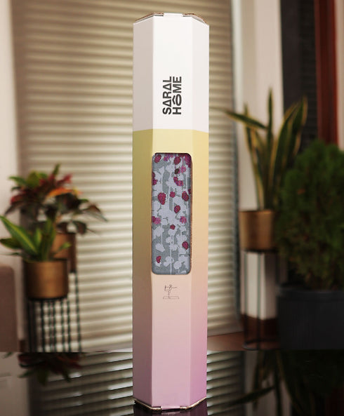 GIFT BOX | BREATHE Tapestry Anti Slip Yoga Mat 70x170CM | Cotton Microfiber Yoga Mat | For Gift & Daily Use