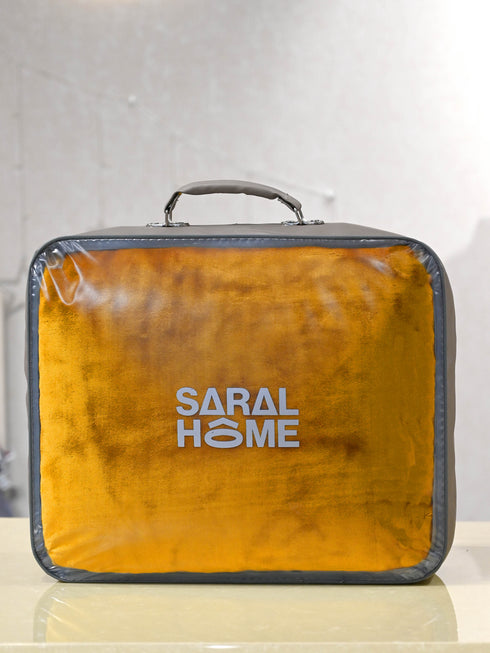 Winter Mink, Cloudy Silky - Soft Double Sided Heavy 2 Layer Blanket with Crochet Lace Edges