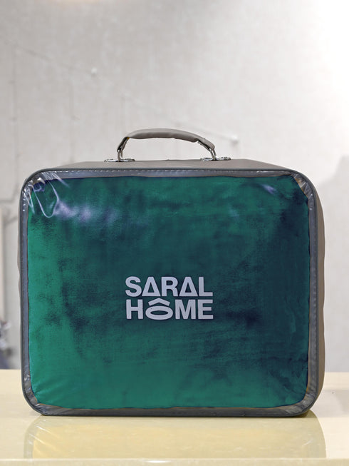 Winter Mink, Cloudy Silky - Soft Double Sided Heavy 2 Layer Blanket with Crochet Lace Edges