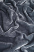 Winter Mink, Cloudy Silky - Soft Double Sided Heavy 2 Layer Blanket with Crochet Lace Edges