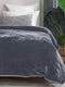 Winter Mink, Cloudy Silky - Soft Double Sided Heavy 2 Layer Blanket with Crochet Lace Edges.