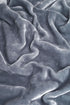 Winter Mink, Cloudy Silky - Soft Double Color Heavy 2 Layer Blanket with Crochet Lace Edges