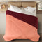 Reversible Solid Cotton Blanket/Comforter (Pink + Maroon)