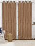LA CREME Plain Velvet Curtain
