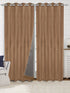 LA CREME Plain Velvet Curtain