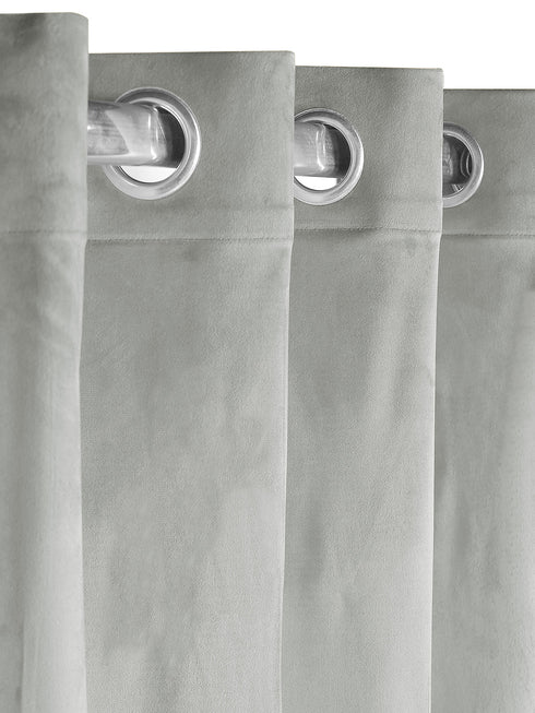 LA CREME Plain Velvet Curtain