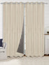 LA CREME Plain Velvet Curtain