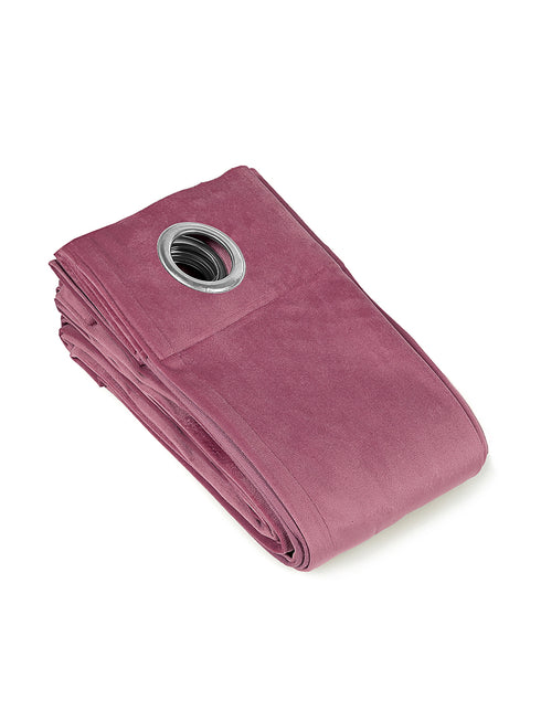 LA CREME Plain Velvet Curtain