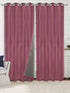 LA CREME Plain Velvet Curtain