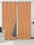 LA CREME Plain Velvet Curtain