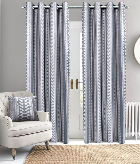 AVEDA Velvet Boho Print Curtain