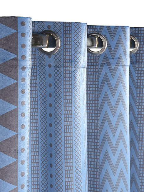 AVEDA Velvet Boho Print Curtain