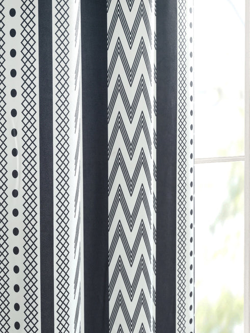 AVEDA Velvet Boho Print Curtain