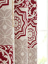 TILE Velvet Digital Print Curtain | Elegant & Durable