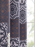 TILE Velvet Digital Print Curtain | Elegant & Durable