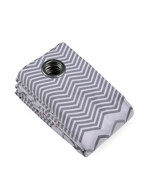 QUITE SPACE Velvet Digital Print Curtain | Stylish & Modern Design