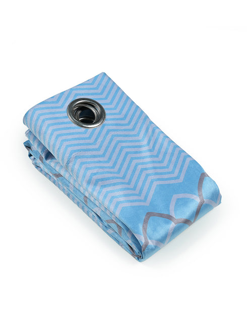 QUITE SPACE Velvet Digital Print Curtain | Stylish & Modern Design