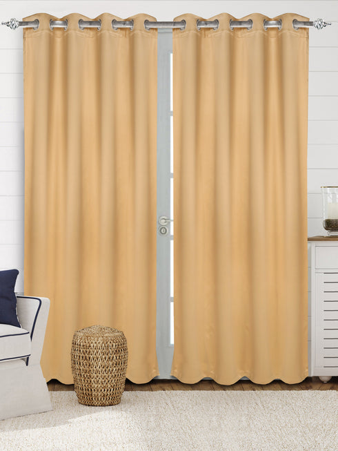 BLACKOUT Satin Curtains