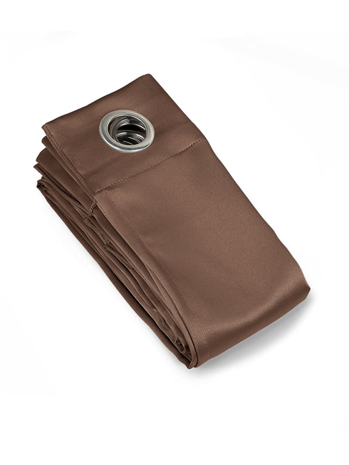 BLACKOUT Satin Curtains