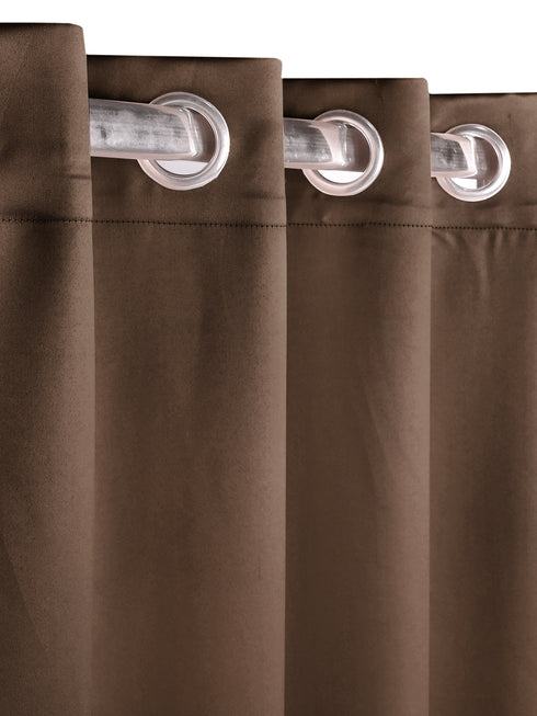 BLACKOUT Satin Curtains