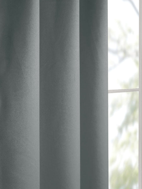 BLACKOUT Satin Curtains