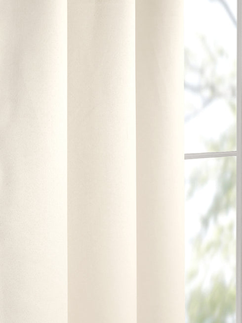 BLACKOUT Satin Curtains