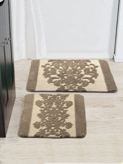 Grey bathmat set