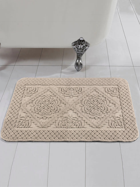 Beige bathmat