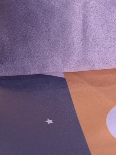 Peppa Pig Micro Polyester Single Size Bed sheet (60*90) with 1 Pillow Cover (17''x 27'')