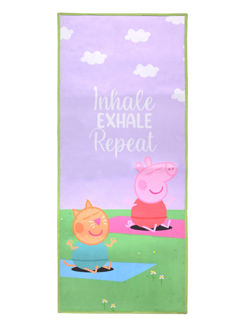 Buy Peppa Pig Kids Yoga Mat Non Slip, All Purpose Fitness and workout Mat for Boys * Girls. Features Peppa and Friends Size : 7mm Thickness