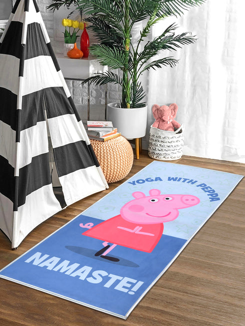 Buy Peppa Pig Cotton Single Size Bedsheet 60x90 with 1 Pillow Cover 17''x 24'' Online at saral home Online online
