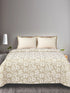 GIFT BOX | Kanan Beige Bedsheet-2 Pillow Covers | Cotton Bedsheet-Cover | For Gift & Daily Use