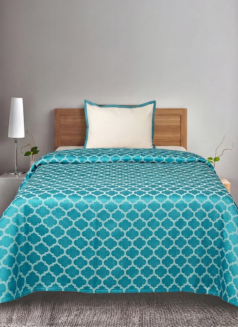 Noor Cotton Bed Cover-Sheet Set with 2 Pillow Covers