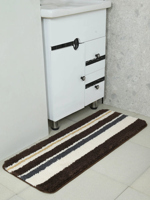 Aby Soft Anti-Slip Bath Mat & Runner | Super Absorbent and Quick Dry Fabric