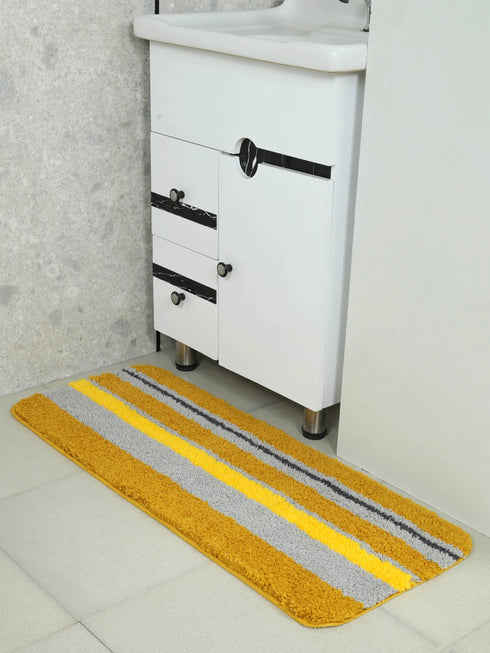 Aby Soft Anti-Slip Bath Mat & Runner | Super Absorbent and Quick Dry Fabric