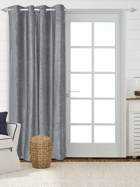 Reversible Glaze Blackout Curtain | Double Sided Satin & Velvet | Washable Non-Fading Non Shrinking