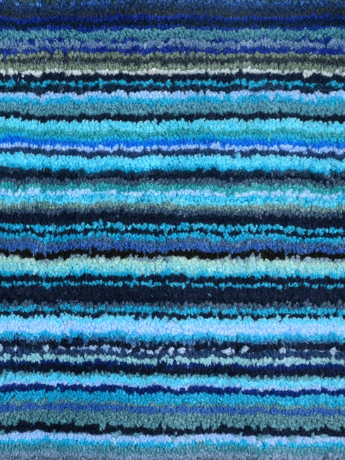 VIBE Microfiber Striped Runner | Anti-Skid Backing | Modern Design