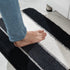 TRIS Soft Thick Microfiber Anti-Skid Bath Mats |Water Absorbing Mat | Washable Quick Drying Footmat | Home, Bathroom, Bedroom, Kitchen | Stripe Floor Mat