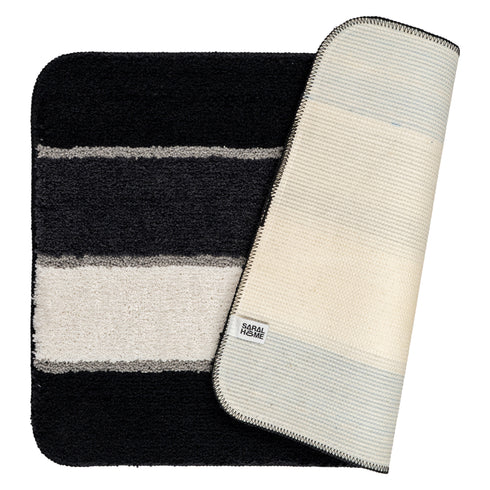 TRIS Soft Thick Microfiber Anti-Skid Bath Mats |Water Absorbing Mat | Washable Quick Drying Footmat | Home, Bathroom, Bedroom, Kitchen | Stripe Floor Mat