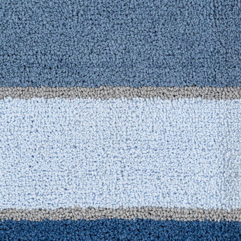 TRIS Soft Thick Microfiber Anti-Skid Bath Mats |Water Absorbing Mat | Washable Quick Drying Footmat | Home, Bathroom, Bedroom, Kitchen | Stripe Floor Mat