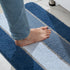 TRIS Soft Thick Microfiber Anti-Skid Bath Mats |Water Absorbing Mat | Washable Quick Drying Footmat | Home, Bathroom, Bedroom, Kitchen | Stripe Floor Mat