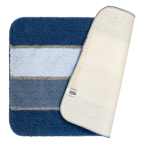 TRIS Soft Thick Microfiber Anti-Skid Bath Mats |Water Absorbing Mat | Washable Quick Drying Footmat | Home, Bathroom, Bedroom, Kitchen | Stripe Floor Mat